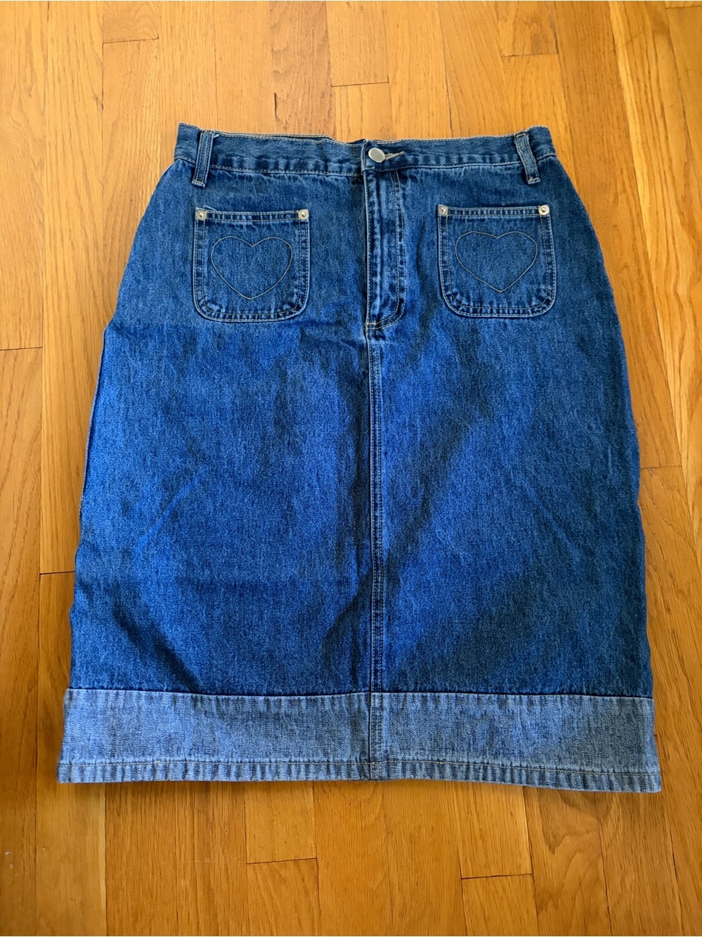 BJS Jean Skirt Size M
